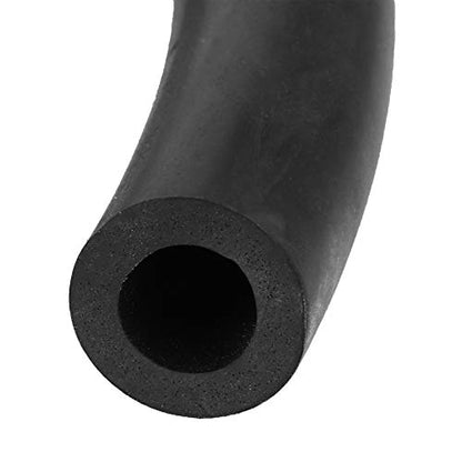 Black Rubber Tubing, Flexible Food Grade Milk Hose, 3 M Length Milk Pipe for Cow or at Milking Machines