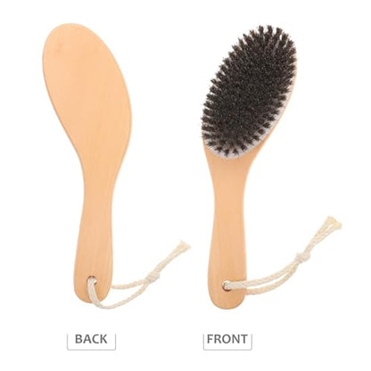 Levemolo Bristle Horse Fur Cleaner and Livestock Hair Comb Stiff Body Grooming Brush and Cattle Shedding and Hair Cleaning in Stable Care
