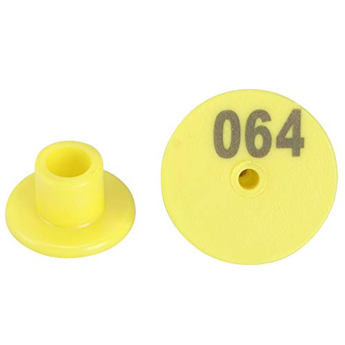 Livestock Round Number Ear Tag for Pig Sheep Cattle - for Farm Management