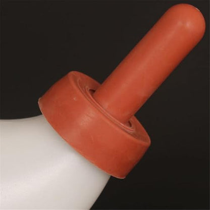 Calf Feeding Fixed Base Milk Bucket Nipple Soft Rubber Teats Bottle Accessory Cattle Supplies - color: AF027