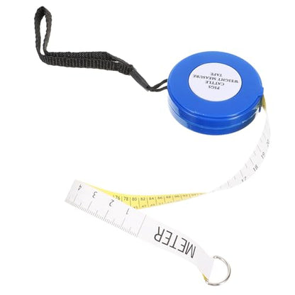 5M Blue Animal Weight Tape Measure for Cattle, Pigs, and Goats – Multipurpose Girth Measuring Tape for Farm Livestock and Veterinary Use Style