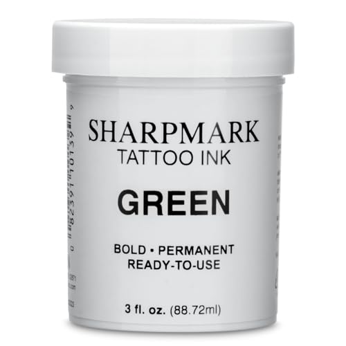Small Animal Complete Tattooing Kit with 0-9 & A-Z, Nitrile gloves, and Ink for Identification of Sheep, Pigs, Goats, Rabbits, and Other Livestock (Green) - color: Green