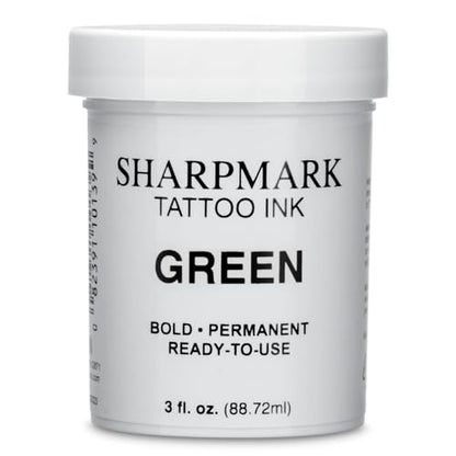 Small Animal Complete Tattooing Kit with 0-9 & A-Z, Nitrile gloves, and Ink for Identification of Sheep, Pigs, Goats, Rabbits, and Other Livestock (Green) - color: Green