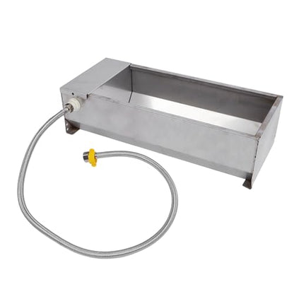 ZJchao Large Capacity Automatic Livestock Trough, Animal Drinking for Geese, Cows & Poultry, 19.69 x 8.27 in, Compatible with Farm Breeding Places