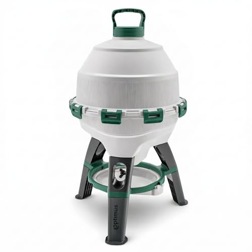Hatching Time Automatic Poultry Drinker 6 Gallon 22.7 L – Gravity-Fed Chicken Waterer for Coop – UV-Stabilized Plastic Chicken Water Feeder – Easy-Clean, Top-Fill Water Dispenser for Chickens & Ducks