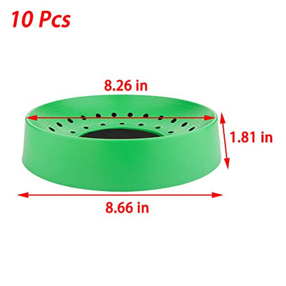 DQITJ 10 Pack Plastic Small Bird Nests Pigeon Nesting Bowls Quails Breeding Hatching Nest Canary Nest for Home Farm