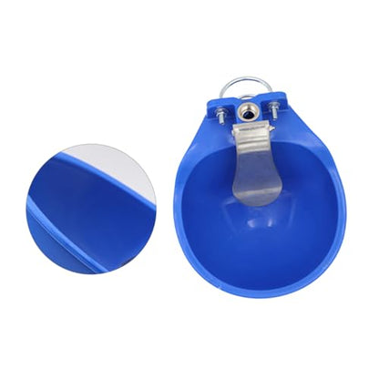 Happyyami Plastic Farm Grade Water Bowl for Livestock Extra Large Cattle Goat Sheep and Horse Water Trough Stable Automatic Waterer for Easy Feeding