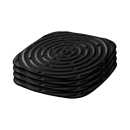 4 Pieces Chicken Nest Box Pads, Chicken Nesting Pads for Laying Eggs, Chicken Laying Pads, Reusable Chicken Mat for Farm Poultry Hen Coop, Black