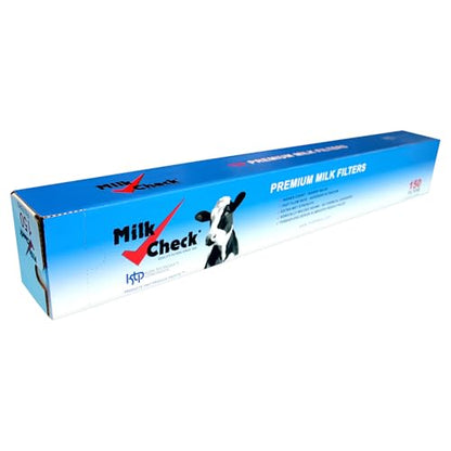 Milk Check 4 7/8 x 33 1/2" Milk Filter Sock (600 Filters) - Fast Flow - High Wet Strength.