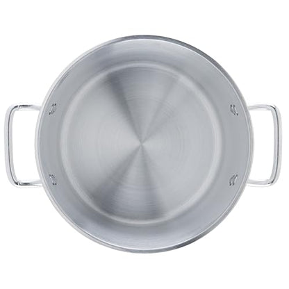 Winco 6.0mm Aluminum Stock Pot, 12-Quart - color: Aluminum, size: 12.7 Quarts