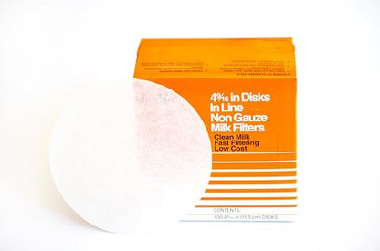 Kenag Milk Filter Disks 4-9/16" (100 disks) (36 pack) - size: 36 pack