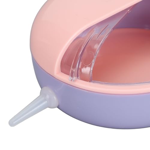FILFEEL Pet Milk Feeder Bowl with 5 Nipples and Lid, Silicone Nursing Bottle for Puppies Kittens, Breastfeeding Device Newborn Small Animals, Roseate - color: Roseate