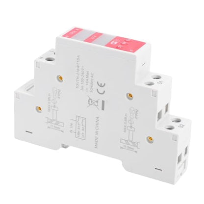 Hyuduo WiFi Temperature Humidity Switch, 16A Dual Display DIN Rail Mount Thermometer Hygrometer with Industrial Sensor and Real Time Monitoring for Incubator and Breeding Farm