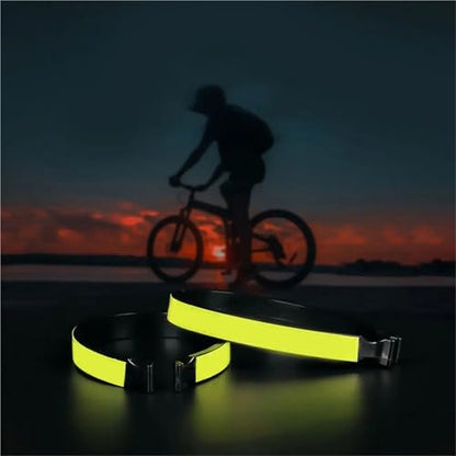 16pcs Cycling Reflective Trousers Bands Clips Strap Bicycle Ankle Leg Bind Bandage Pant Windproof Clip - color: Gray
