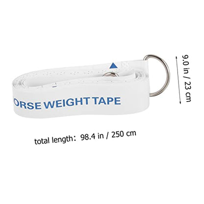 Housoutil Horse Measuring Tape for Livestock Measure Tape for Accurate Horse Height and Weight Measurement Portable and Reusable Farm Tool