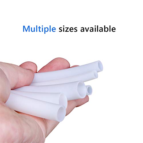 Quickun PTFE Teflon Tubing Tube, 6mm ID x 8mm OD Teflon Tube for 3D Printer, 10Ft Length - size: 6mm x 8mm, style: 10Ft Length