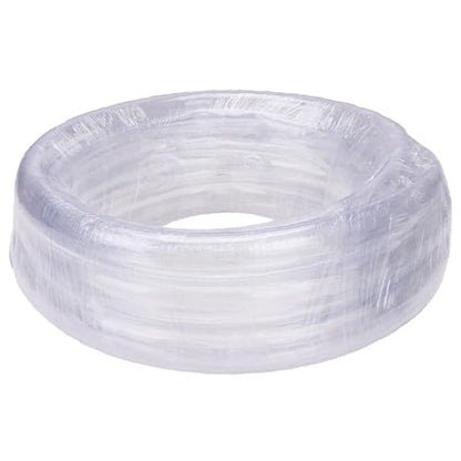 DERNORD PVC Tubing 1-1/4"ID X 1-1/2"OD Flexible Clear Vinyl Hose 25 Feet for Food Grade - size: 25 Feet, style: 1-1/4"ID X 1-1/2"OD