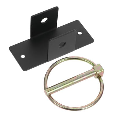 Kisangel Heavy Duty Steel Livestock Bucket Hook with Pin for Equine and Goats, Quick Release Water Bucket Hanger Preventing Accidental Falls, for Barns and Utility Needs