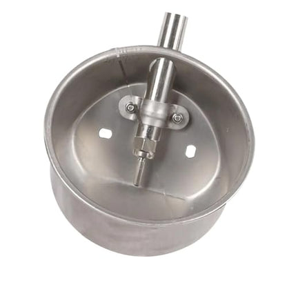 Pig Water Nipple 2Pcs Automatic Pig Waterer Drinker Water Dispenser Drinking Bowl Animal Waterer Bowl Stainless Steel for Animals Pig Livestock(Small) - color: Small