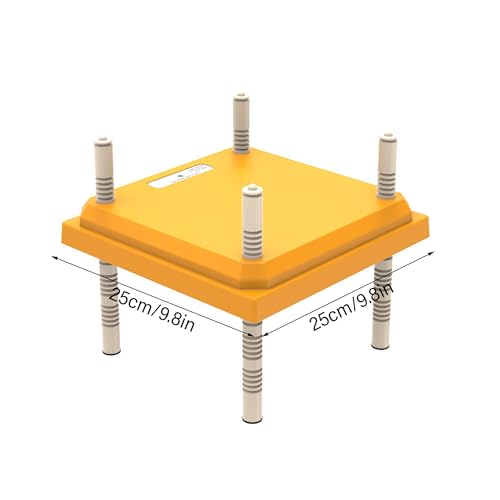 Heat Lamp for Chicks, Chick Brooder Heat Plate, Adjustable Height & Angle Chick Warmer, Energy-efficient Heating Plate for Chicks, Orange Yellow, for
