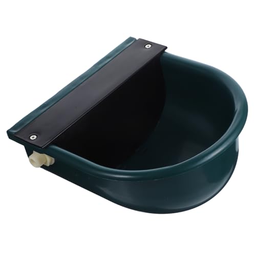 Garneck Automatic Cow Drinking Water Bowl Waterer for Livestock Float Valve Control Easy to Use and Water-Saving for Cattle Horses Sheep and Dogs - color: Blue