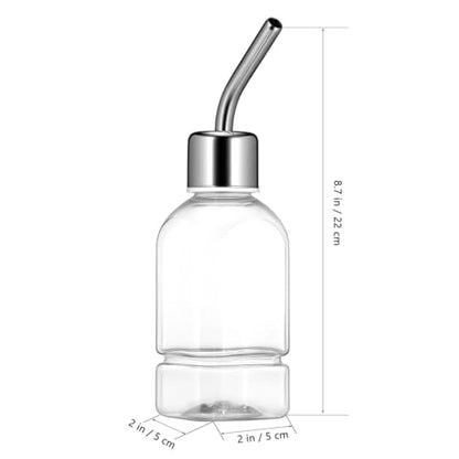 POPETPOP 2Pcs Pet Cage Water Bottle Chew-Proof No Drip Hanging Small Animal Water Dispensers for Rabbits, Ferrets, Guinea Pigs Hamsters and Other Small Animals