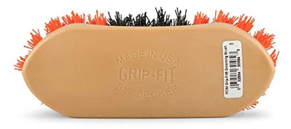 Decker "Wild Things" Horse Grooming Brushes | Orange/Black/Orange