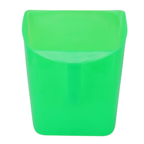 Asixxsix Feed Scoop, Enclosed Design Large Plastic Grains Scoop Easy to Clean, Livestock Feed with Sturdy Handle for Horse Chicken Farm Animal