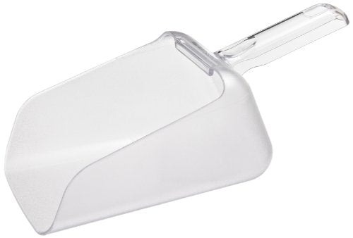 Rubbermaid Commercial Products Bouncer Contour Scoop for Ingredient Bins, 64-Ounce, Clear, Restaurant/Kitchen Food Service Supplies for Ice/Animal Feed/Grains/Sand