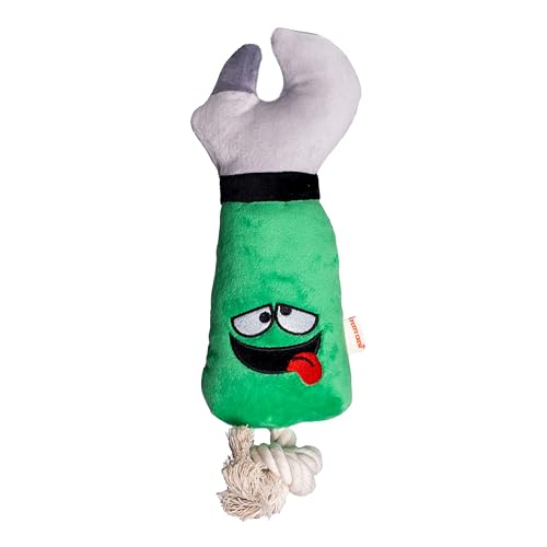 Squeaky Dog Plush Toy, Tools Bite_Stick Collection, 12", for Various Sized Dogs (Wrench, Large) - color: Wrench, size: Large