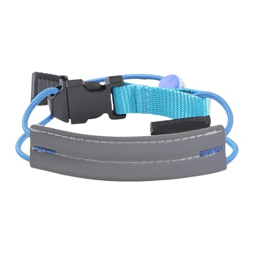 6 Pcs Reflective Cycling Pants Cuff Band High Visibility Bicycle Trouser Bands Adjustable for Night Walking Running - color: Blue