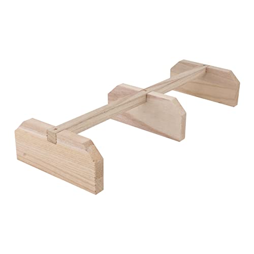 FRCOLOR 1pc Wooden Chicken Perch Stand Natural Wood Chicken Toy for Hens Easy Installation Chick Roosting Rack Suitable for Breeds Birds