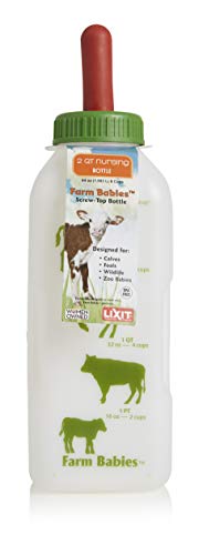Lixit Nursing Bottle for Farm Animals, WHITE, 64 Fl Oz (Pack of 1) - size: 1 Count (Pack of 1)