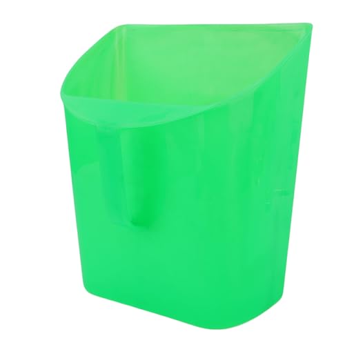 Plastic Enclosed Feed Scoop, Enclosed Bucket Shovel Plastic Animal Dry Food Utility Scoop with Convenient Handle, for Horse Bird Chicken Livestock