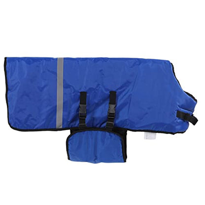 Calf Cow Warm Clothes Made of Oxford Fabric and Windproof with Reflective Strips for Night Inspection Abdomen Strap and Leg Buckles for Wearing
