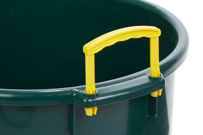 Little Giant® Plastic Muck Tub | Durable & Versatile Utility Bucket with Handles | Muck Bucket | Durable Handles | 40 Quart | Green - color: Green, size: 40 quart