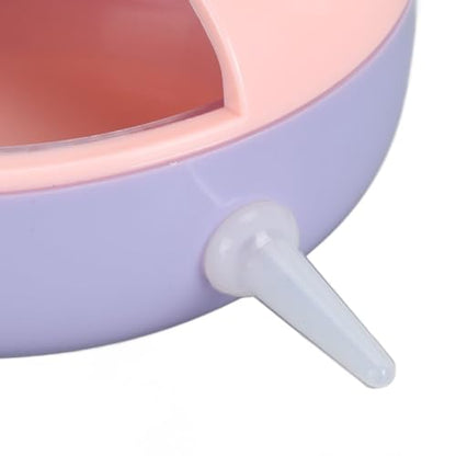 FILFEEL Pet Milk Feeder Bowl with 5 Nipples and Lid, Silicone Nursing Bottle for Puppies Kittens, Breastfeeding Device Newborn Small Animals, Roseate - color: Roseate