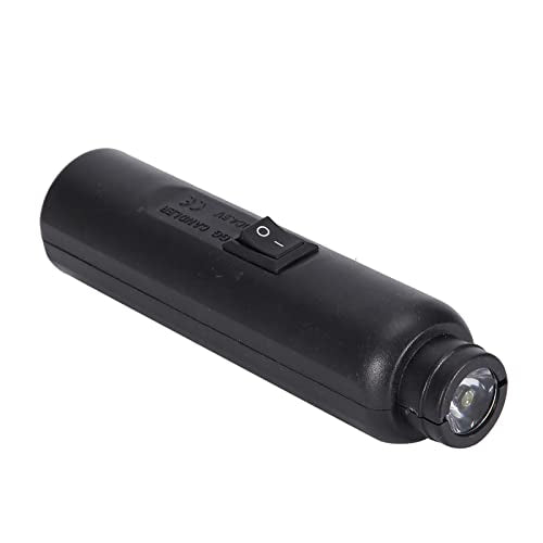 Egg Candler, High Power LED Light with Magnifying Lens for Poultry Breeding, Dual Power Battery or Mains Operated (Egg Candler + Battery Box)