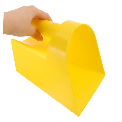 Abaodam 2Pcs Heavy Duty Plastic Feeding Shovel Capacity Livestock Food Scoop for Poultry and Farm Use Ergonomic Handle for Comfortable Grip Durable Design for Efficient Feeding