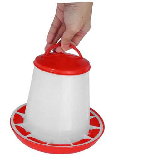 TOYANDONA Chick Waterer and Feeder Automatic Chicken Feeder Large Capacity for Chickens and Geese