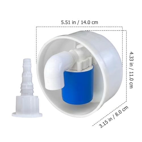 Livestock Waterer Trough Valve, Automatic Fill Inlet Controller, 3/4 Inch Hose Connection, Farm Water Valve, Side Water Inlet Float Valve