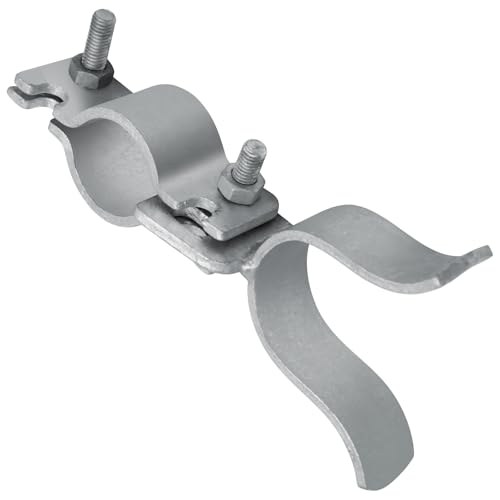 1-3/8" x 1-5/8" Chain Link Gate Latch,Galvanized Fence Gate Latch Fork Latch,Durable Chain Link Fence Lock for Farm Use Property Ownersz(Silver) - size: 1-3/8" x 1-5/8"