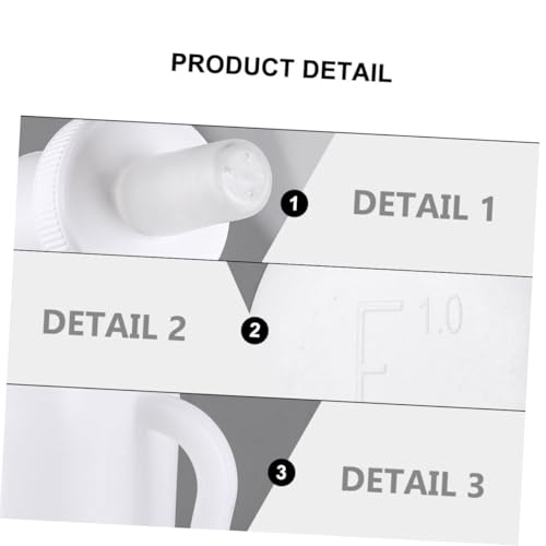 balacoo 1set Plastic Bottle Feeder for Breast Feeding Silicone Teats Farming Supplies for Livestock