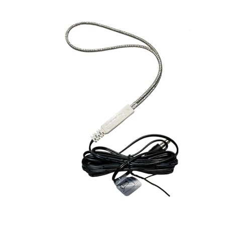 Hatching Time DHC-12W 16" Drinker Heater Cable – 12W Low-Voltage 12V Poultry Water Heater Cable, Stainless Steel Coated, Freeze-Proof for Chicken, Quail & Pigeon Drinkers