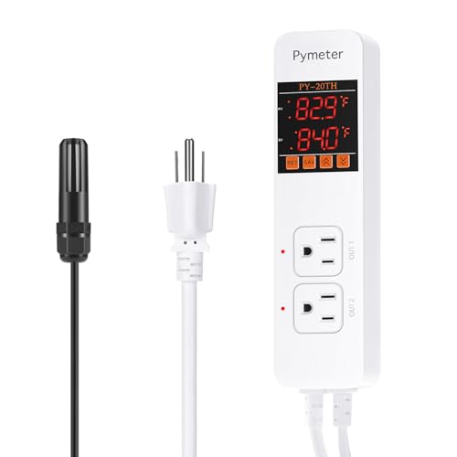 Humidity and Temperature Controller Humidistat for Mushroom Greenhouse Humidifier Dehumidifier