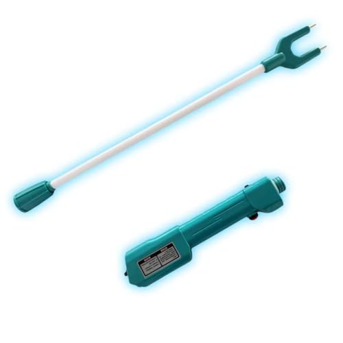 Cattle Prod Waterproof Cattle Prod Stick with LED Light Rechargeable Electric Livestock Prod - size: 50.2"