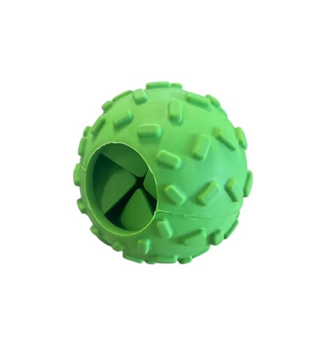 Challenging Treat-Dispensing Ball for Pigs Piglets Dogs Rabbits Cats and Other Small Animals – Mental Stimulation and Playtime Fun - color: Green