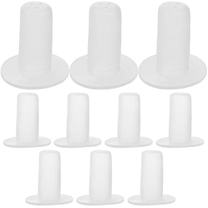 Lurrose 10pcs Calf Feeding Bottle Nipples Rubber Teats for Nursing Bottles Livestock Milk Feeding Supplies Suitable for Farm Use