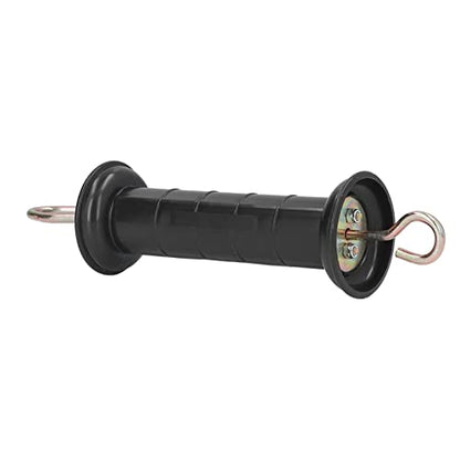 Pssopp Electric Fence Gate Kit, PP Iron Spring Door Accessory with Insulated Handle, 5 Meters for Livestock