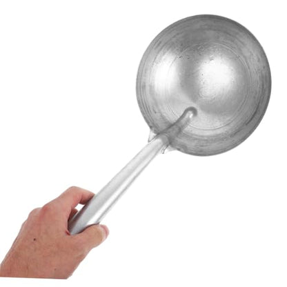 BESPORTBLE Iron Feeding Scoop Heavy-Duty Ladle for Livestock and Horses Water Scoop for Feeding and Measuring Handle Design for Easy Use Farms and Homesteading